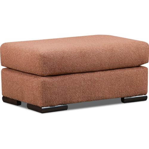 Emerson 35" Ottoman in Copper Chenille Fabric